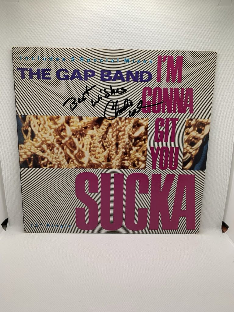 Charlie Wilson Signed Vinyl The Gap Band I'm Gonna Git You Sucka Autographed Jsa