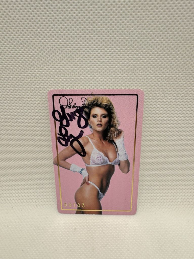 Ginger Lynn Signed Autographed Card JSA Coa Adult Film Actress AVN HOF