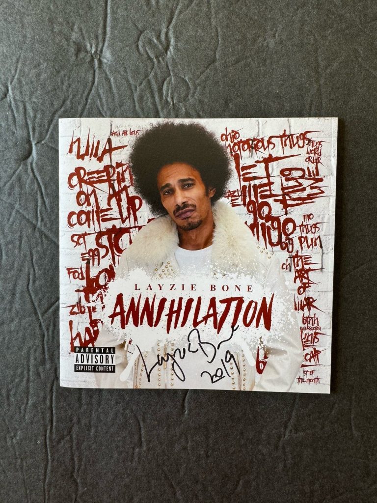 Layzie Bone Signed Cd Annihilation Autographed Bone Thugs N Harmony JSA COA Rap