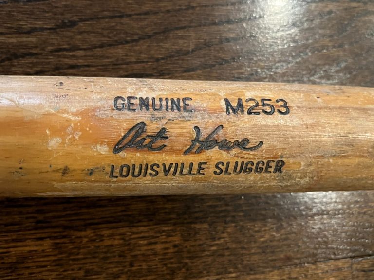 ART HOWE GAME USED COACH'S ? BASEBALL BAT ASTROS METS A's CARDINALS RANGERS