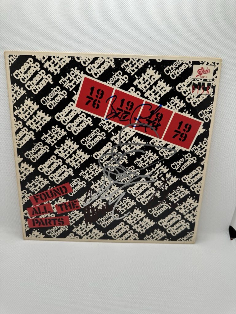 CHEAP TRICK Signed Vinyl FOUND ALL THE PARTS x4 Nielsen ZANDER Tom BUN E JSA LOA