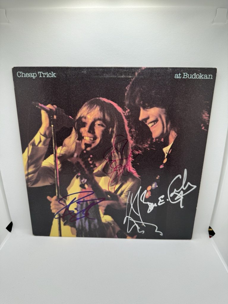 CHEAP TRICK Signed Vinyl AT BUDOKON x4 Nielsen ZANDER Tom BUN E JSA Autographed