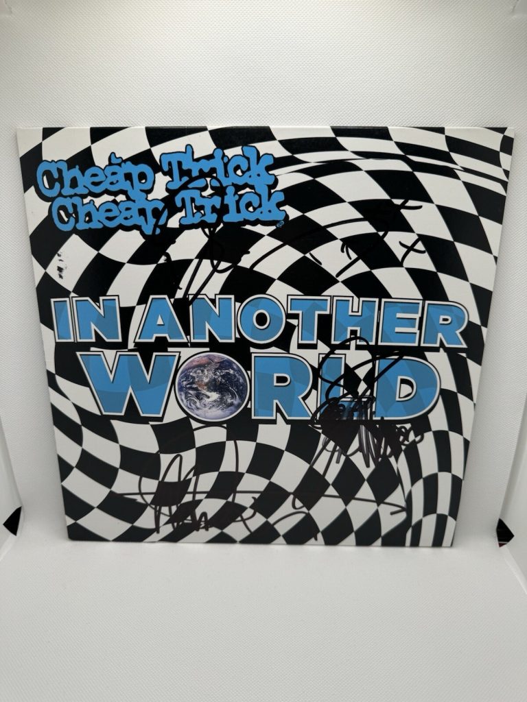 CHEAP TRICK Signed Vinyl In Another World x4 Nielsen ZANDER Tom DAXX JSA LOA COA