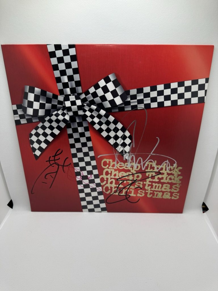 CHEAP TRICK Signed Vinyl Christmas Christmas x4 Nielsen ZANDER Tom DAXX JSA LOA