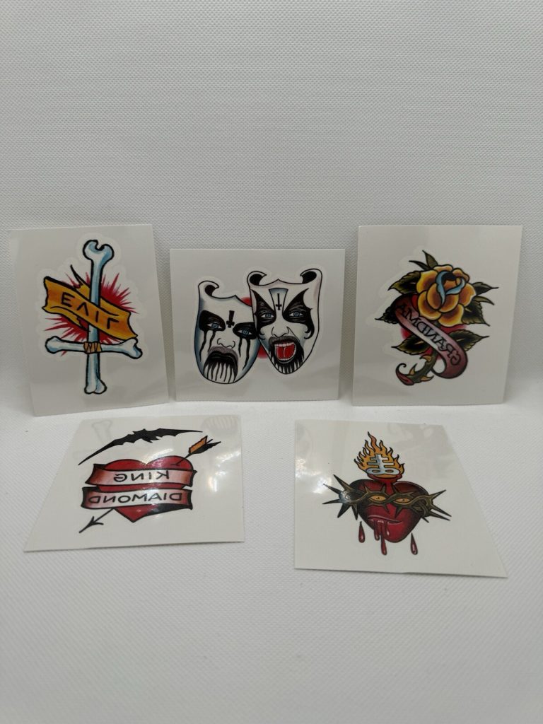 King Diamond Band VIP Exclusive Temporary Tattoo Set 2024 Tour St. Lucifer