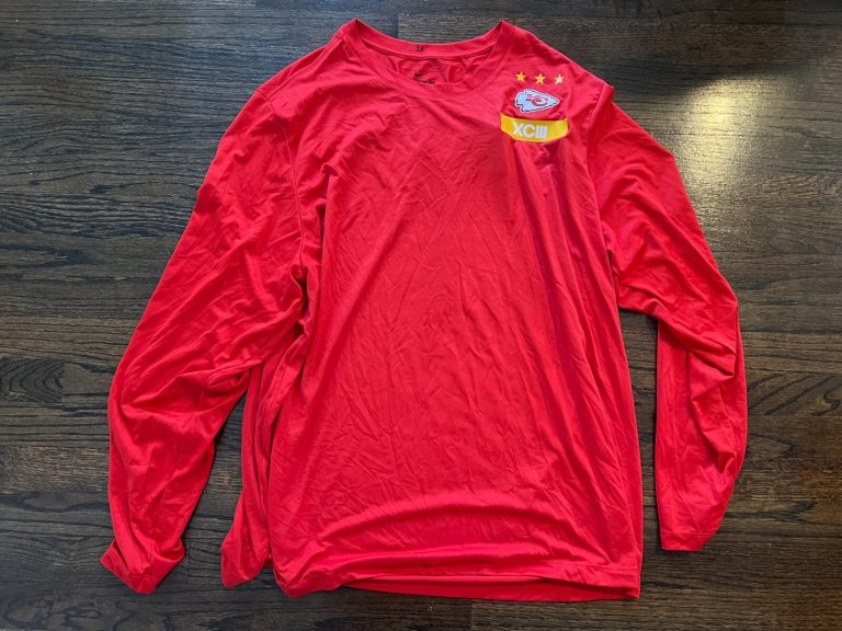 KANSAS CITY CHIEFS USED ? TEAM ISSUED FOOTBALL SHIRT SIZE 3XL MATT DICKERSON