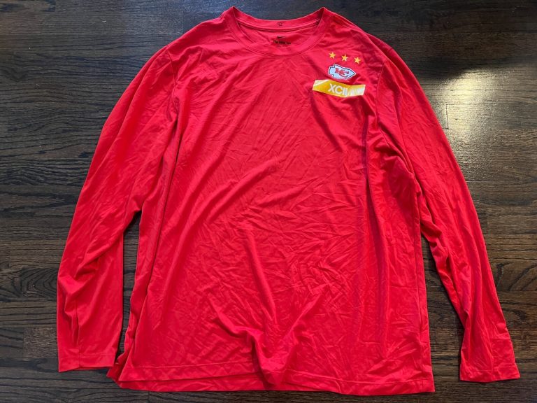 KANSAS CITY CHIEFS GAME USED ? TEAM ISSUED FOOTBALL SHIRT 3XL NEIL FARRELL LSU