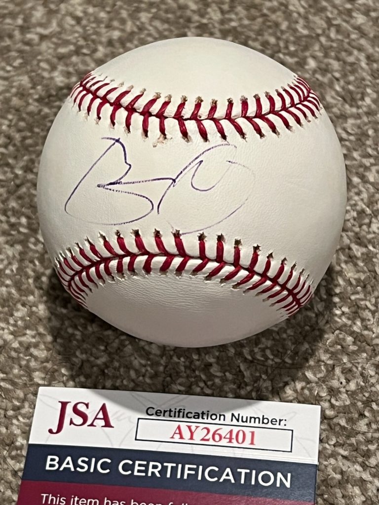 MICK FOLEY SIGNED BASEBALL AUTO WRESTLING WWF JSA COA