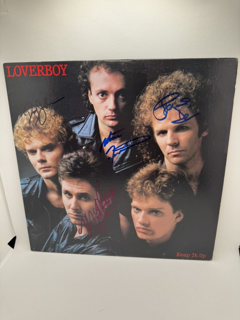 LOVERBOY Signed Keep It Up Vinyl Jsa 4 Autographed MIKE RENO Paul Dean DOUG Matt