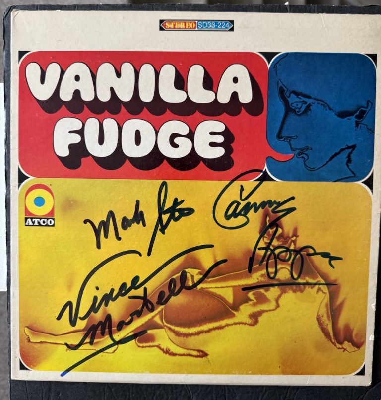 Vanilla Fudge Signed Vinyl Self Titled Autographed JSA COA Appice Stein Martell
