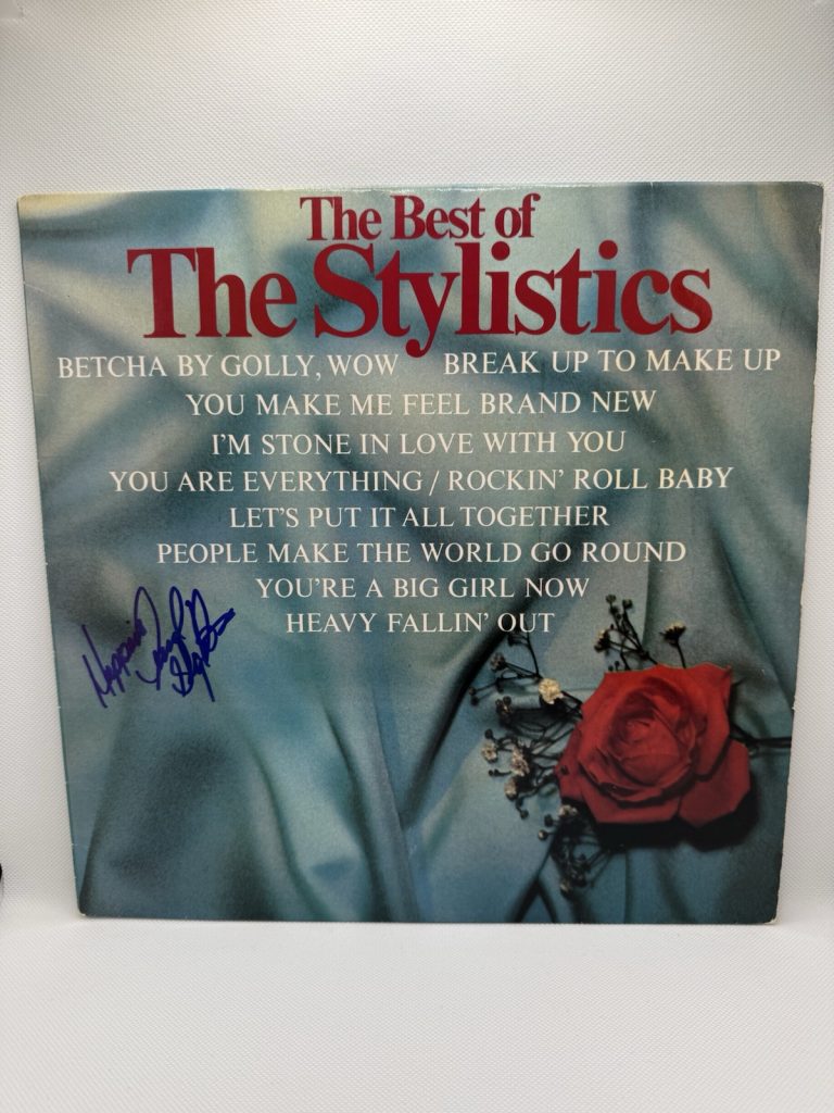 Russell Thompkins Jr Signed Vinyl The Best of THE STYLISTICS Autographed JSA COA