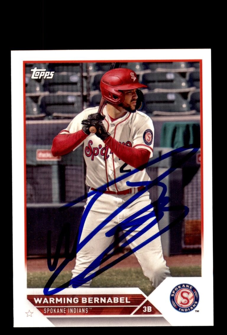Signed Baseball Card 2023 Topps Pro Debut #PD-130 Warming Bernabel In Person