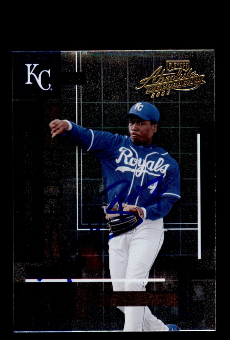 Signed Baseball Card Auto 2003 Playoff Absolute #41 Angel Berroa Royals