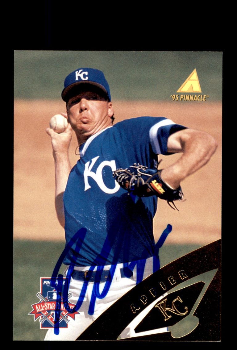 Signed Baseball Card Auto 1995 Pinnacle FanFest #7 Kevin Appier Royals