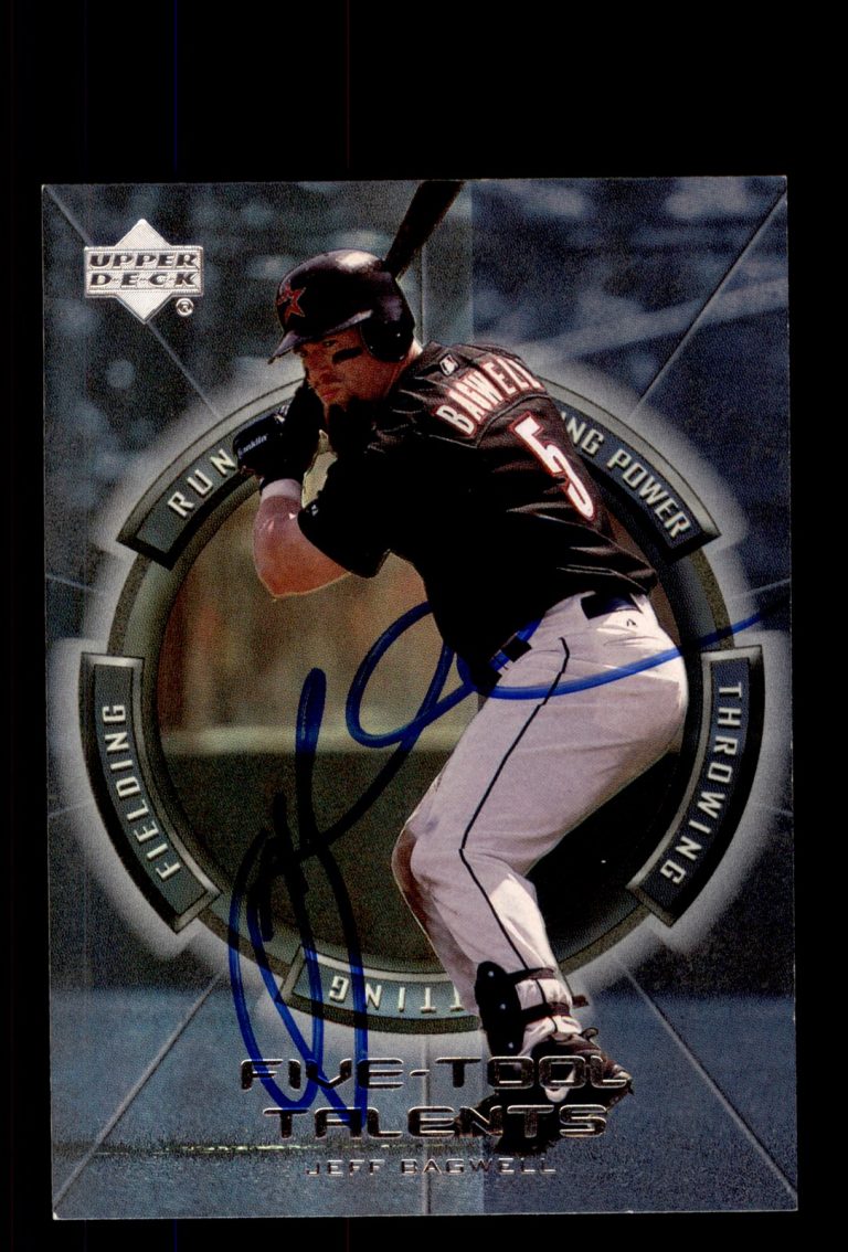 Signed Baseball Card Auto 2000 Upper Deck #FT12 Jeff Bagwell Houston Astros