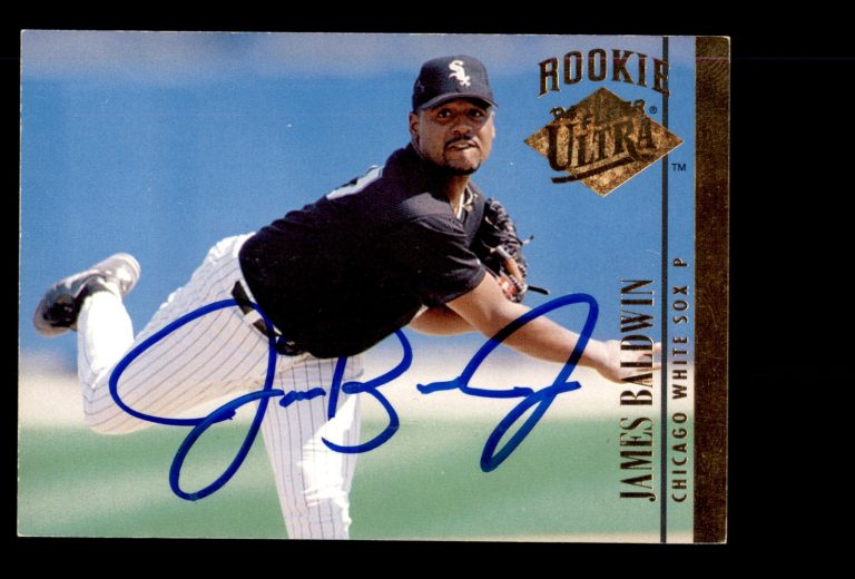 Signed Baseball Card Auto 1994 Fleer Ultra #333 James Baldwin White Sox