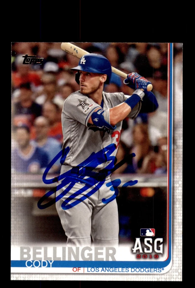 Signed Baseball Card Auto 2019 Topps #US25 Cody Bellinger Los Angeles Dodgers