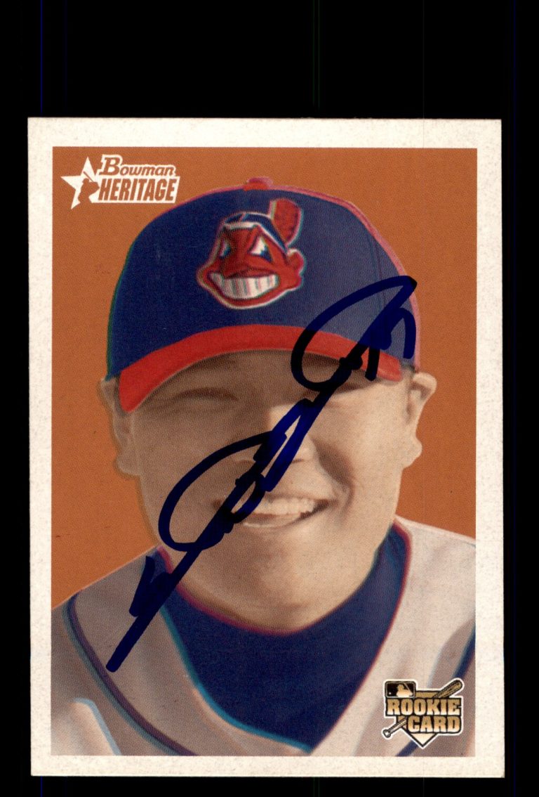 Signed Baseball Card Auto 2006 Bowman Heritage #219 Shin-Soo Choo Indians