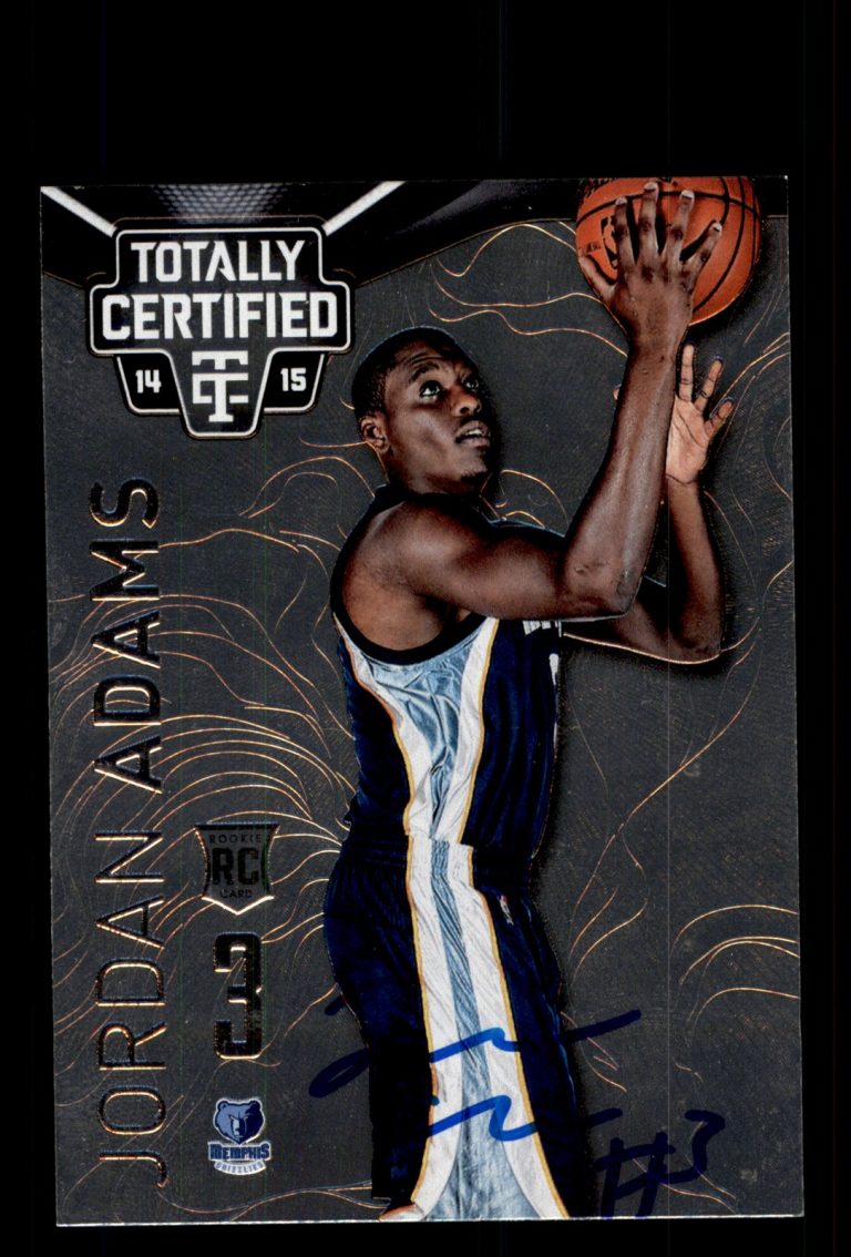 Signed Basketball Card Auto 2014-15 Panini Totally #159 Jordan Adams Grizzlies