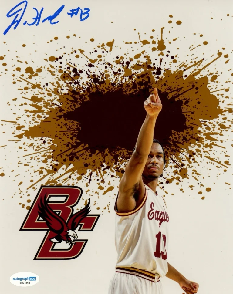 BOSTON COLLEGE EAGLES DONALD HAND JR SIGNED AUTO PHOTO ACOA CERT