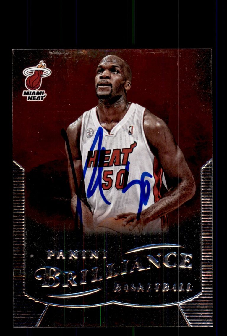 Signed Basketball Card Auto Joel Anthony 2012-13 Panini Brilliance #115 Heat