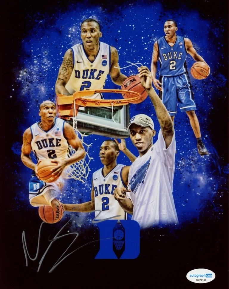 DUKE BLUE DEVILS- NOLAN SMITH SIGNED AUTOGRAPH PHOTO ACOA COA