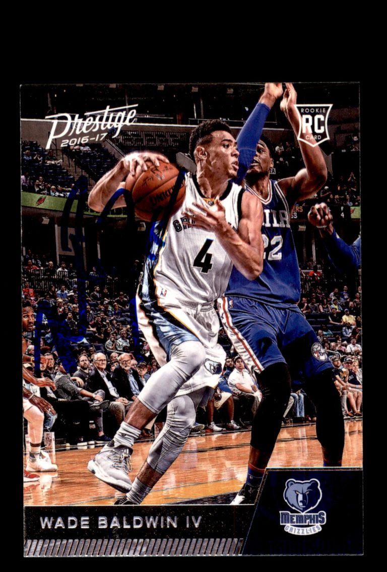 Signed Basketball Card Auto Wade Baldwin IV 2016-17 Panini Prestige #166