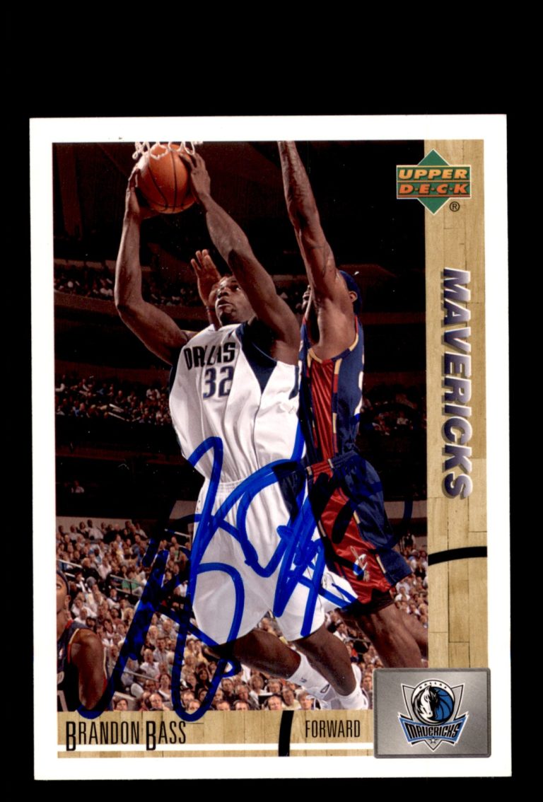 Signed Basketball Card Auto Brandon Bass 2008-09 Upper Deck Lineage #148