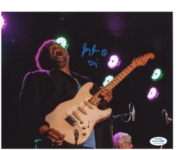 JIMMY JAMES SIGNED AUTOGRAPHED PHOTO DELVON LAMARR ORGAN TRIO ACOA COA