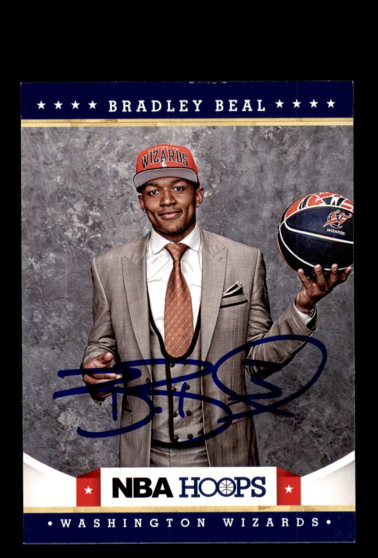 Signed Basketball Card Auto Bradley Beal 2012-13 Hoops #277 Washington Wizards