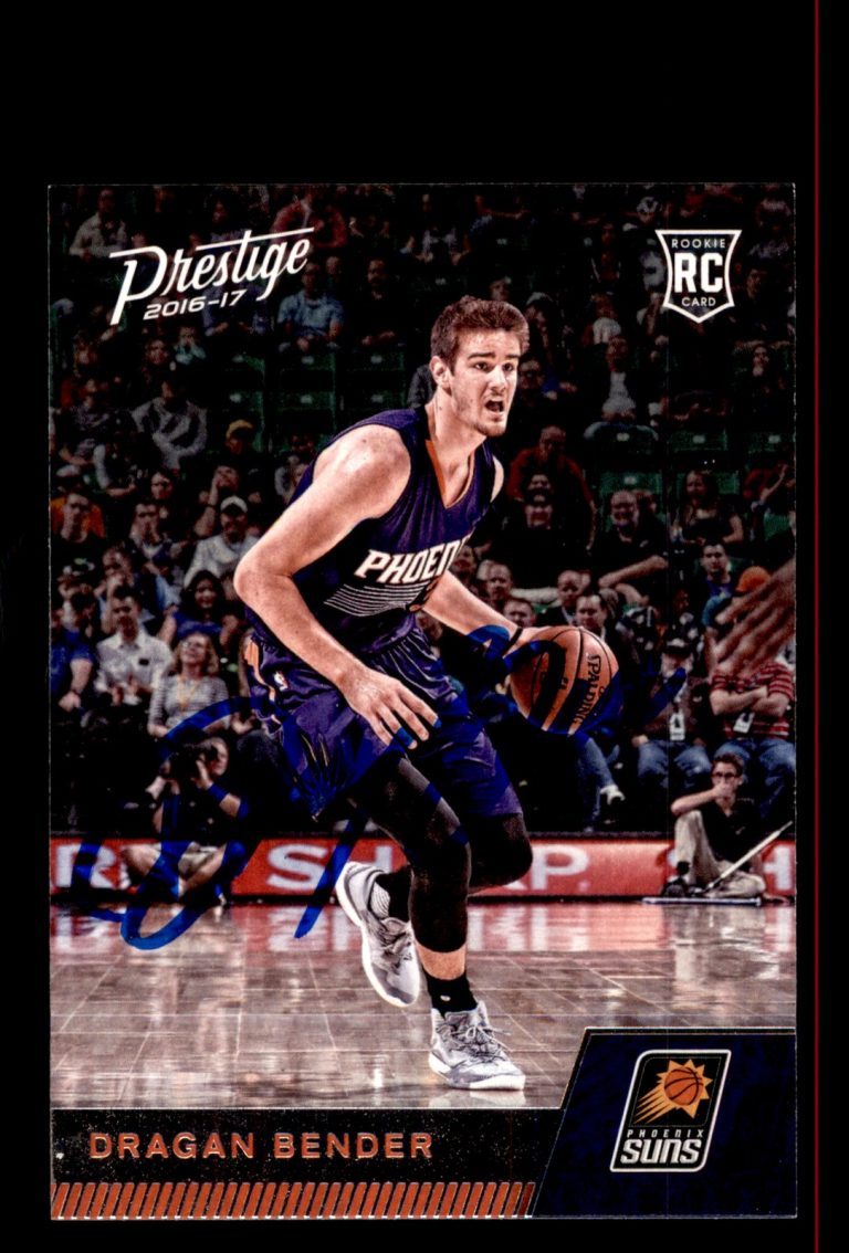 Signed Basketball Card Auto Dragan Bender 2016-17 Panini Prestige #154 Suns