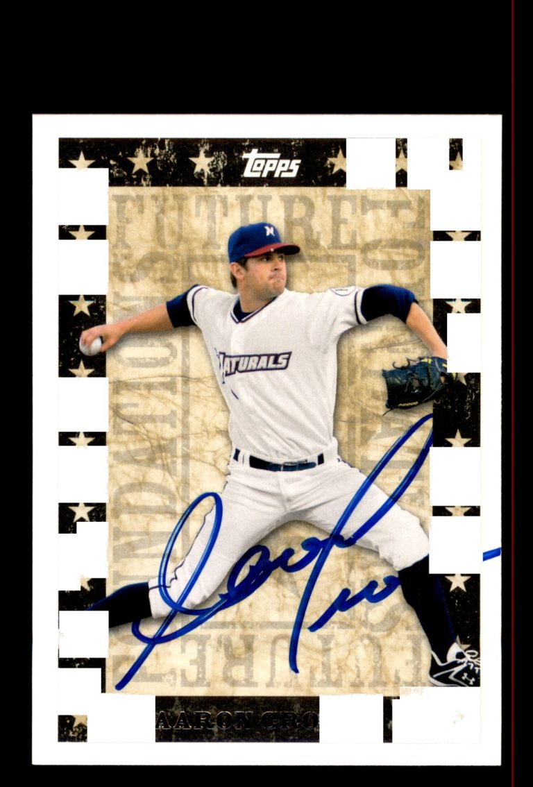 Signed Baseball Card Auto Aaron Crow 2010 Topps Pro Debut #FF6