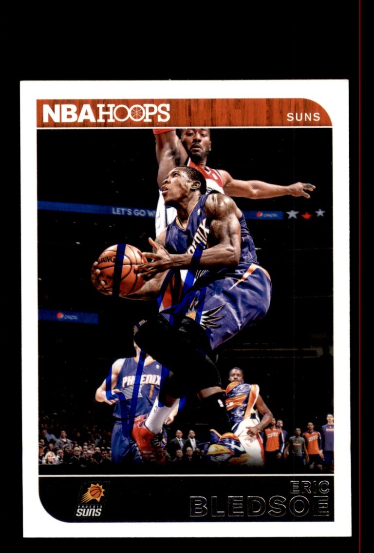 Signed Basketball Card Auto Eric Bledsoe 2014-15 Hoops #204 Phoenix Suns