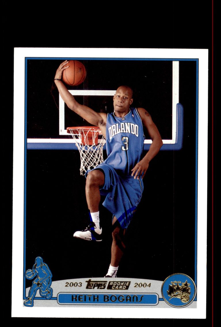 Signed Basketball Card Auto Keith Bogans 2003-04 Topps #259 Orlando Magic