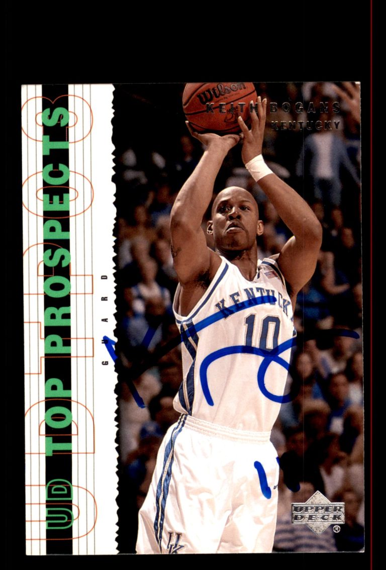 Signed Basketball Card Auto Keith Bogans 2003-04 Upper Deck UD Top Prospects #36