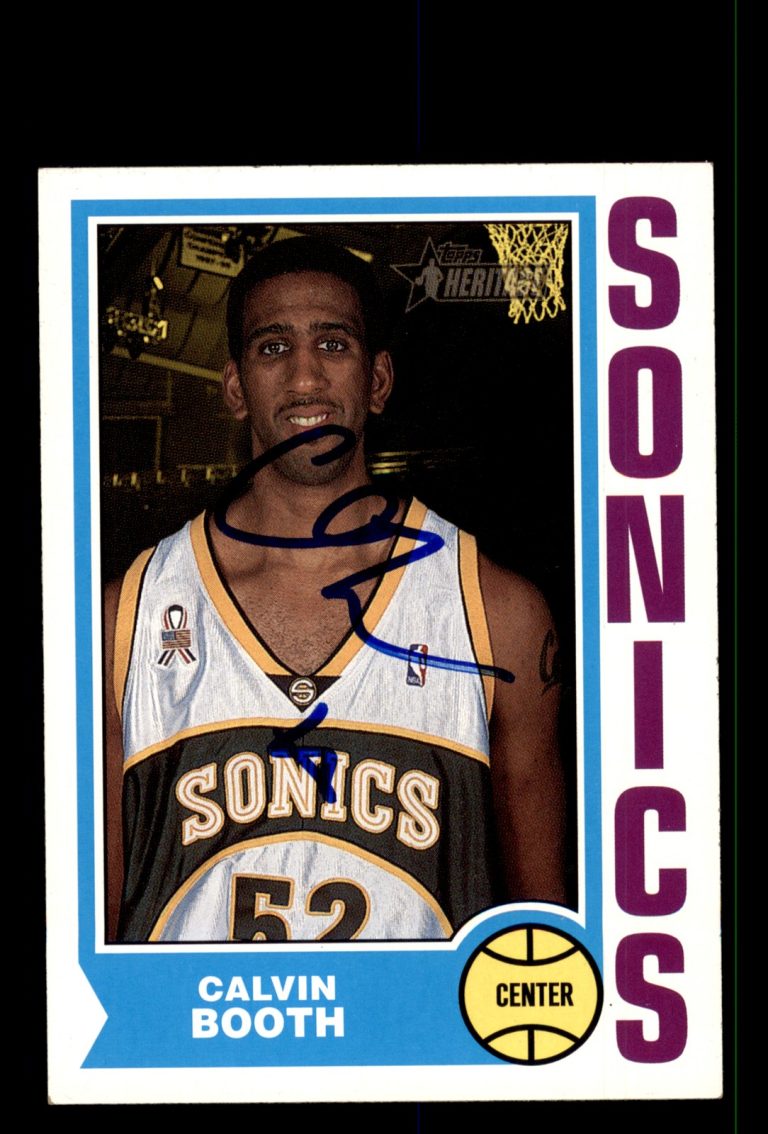 Signed Basketball Card Auto Earl Watson 2001-02 Topps Heritage #107 SuperSonics