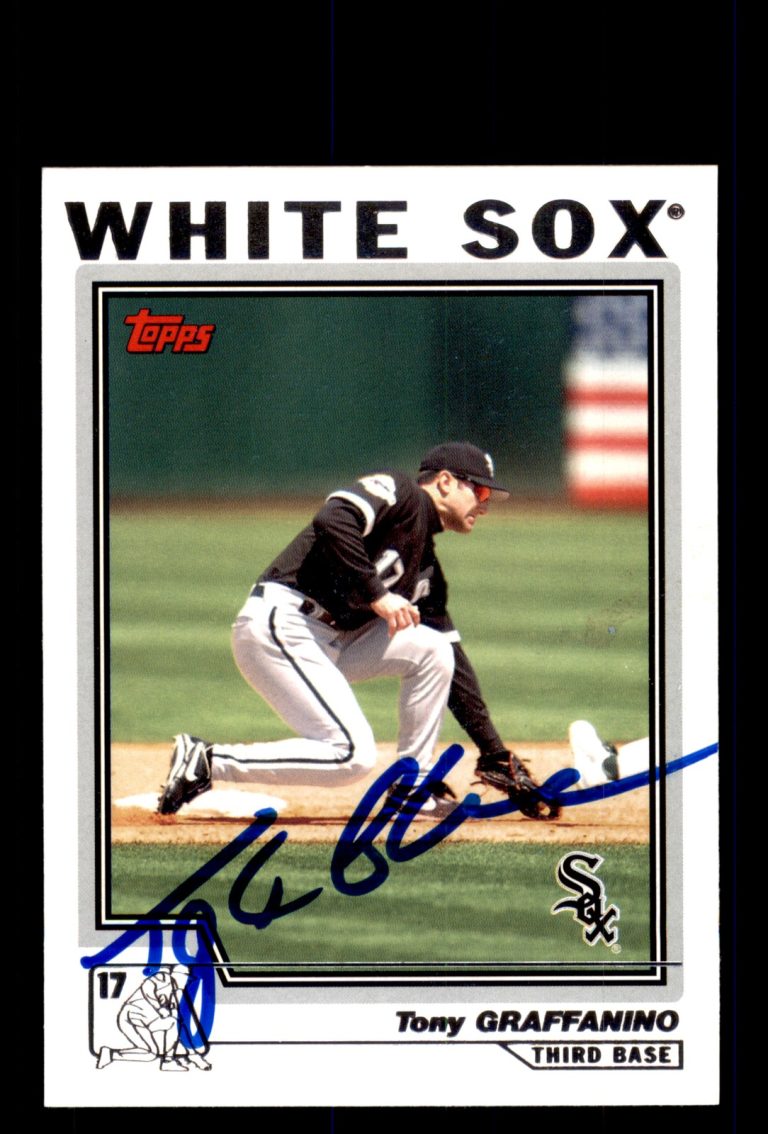 Signed Baseball Card Auto Tony Graffanino 2004 Topps #166 Chicago White Sox