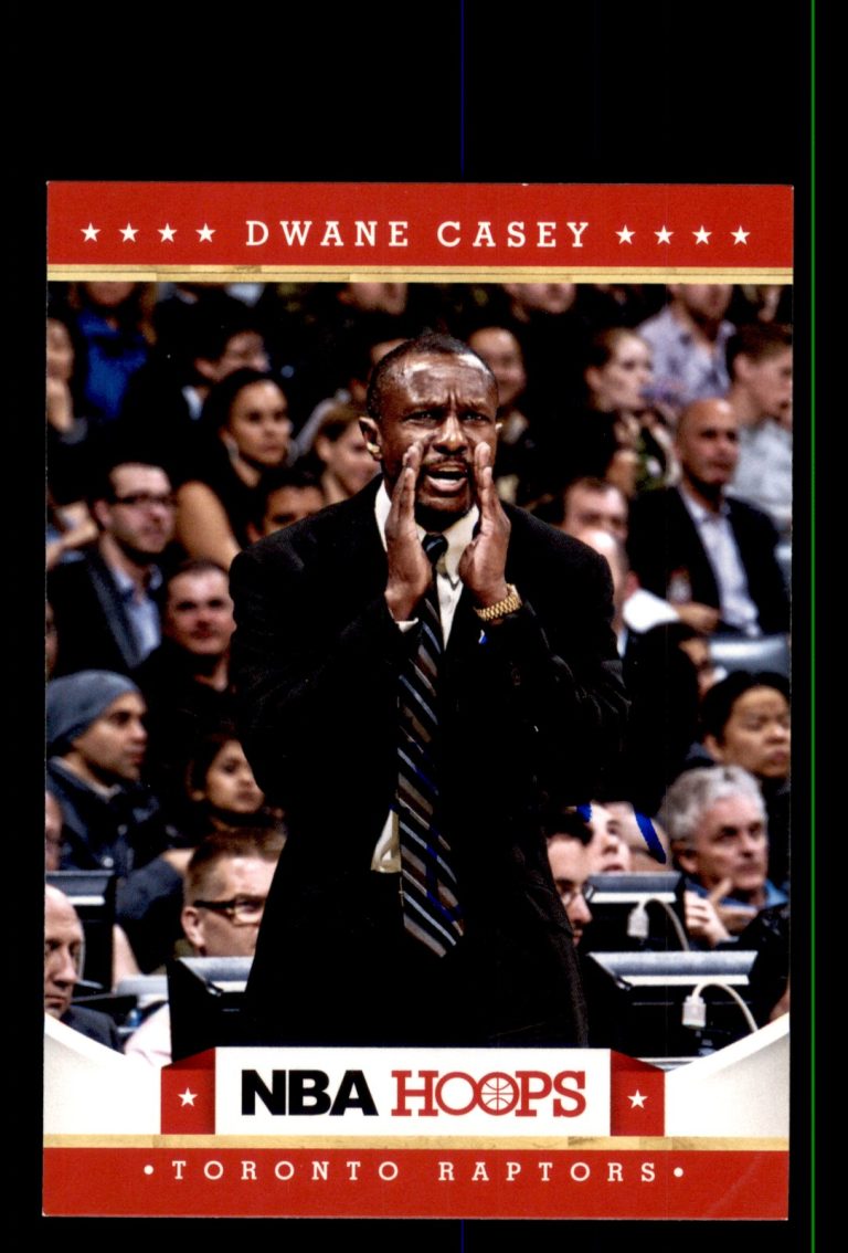 Signed Basketball Card Auto Dwane Casey 2012-13 Hoops #36 Toronto Raptors