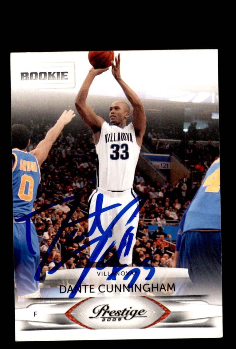 Signed Basketball Card Auto Dante Cunningham 2009-10 Panini Prestige #183