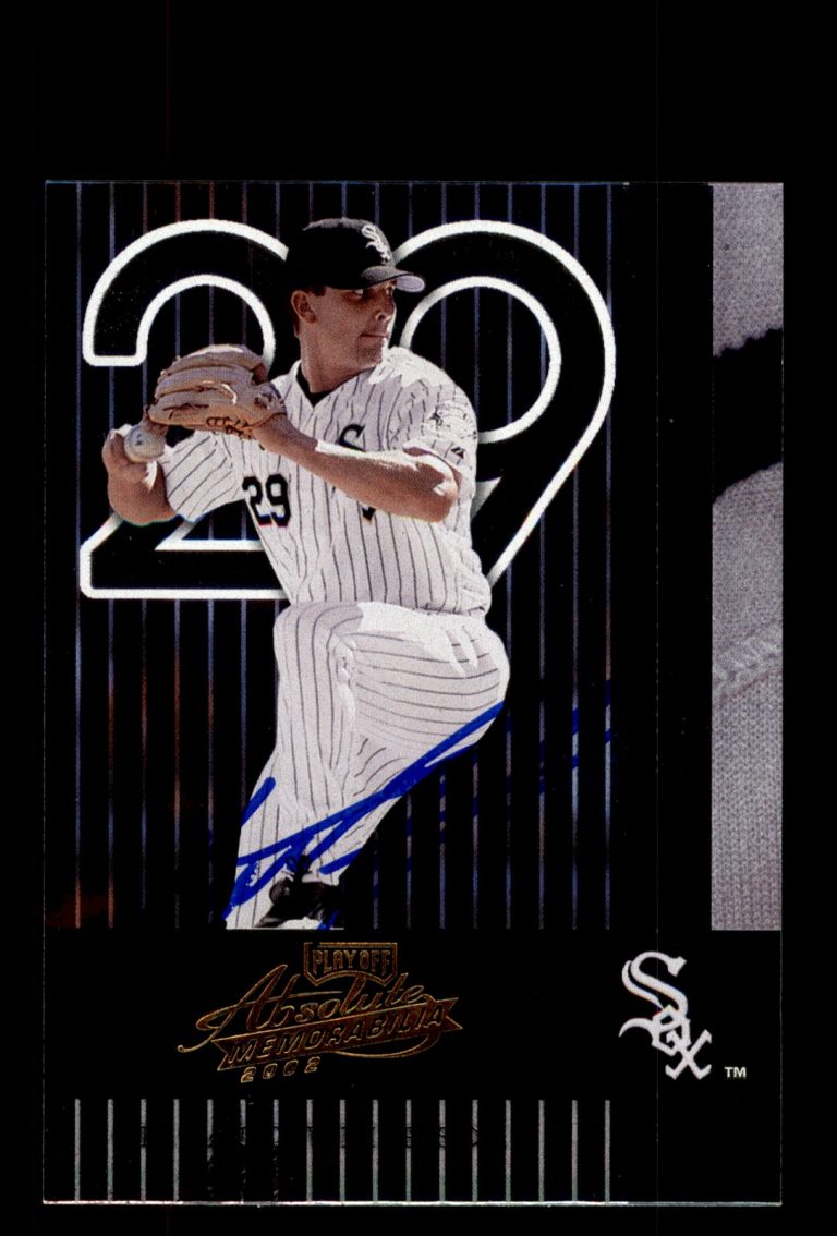 Signed Baseball Card Auto Keith Foulke 2002 Playoff Absolute #34 White Sox