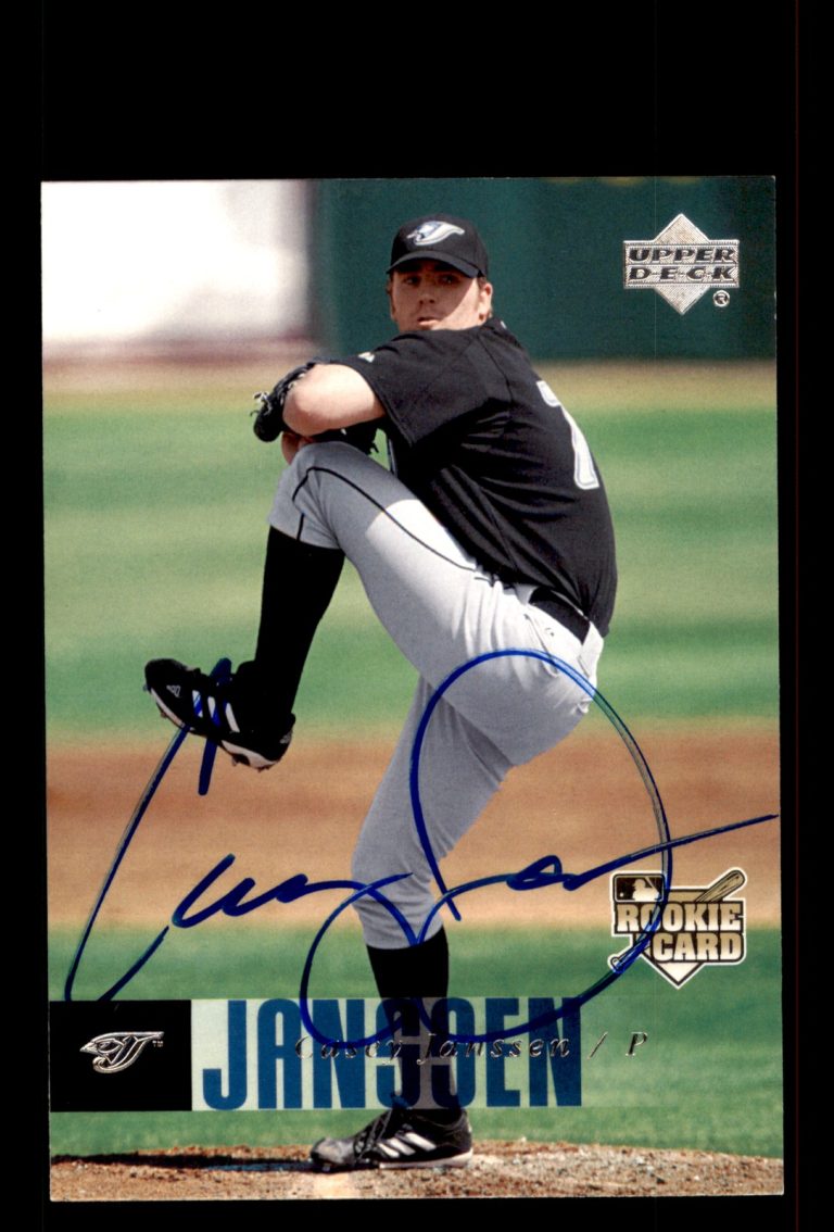 Signed Baseball Card Auto Casey Janssen 2006 Upper Deck #971 Toronto Blue Jays