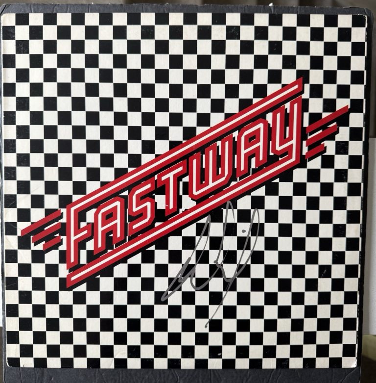 DAVE KING SIGNED VINYL FASTWAY RECORD AUTOGRAPH JSA COA FLOGGING MOLLY ALBUM LP