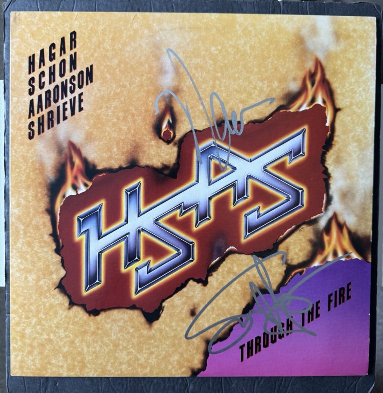 HSAS Sammy Hagar Neal Schon JSA COA Signed Autograph Vinyl Album Record LP