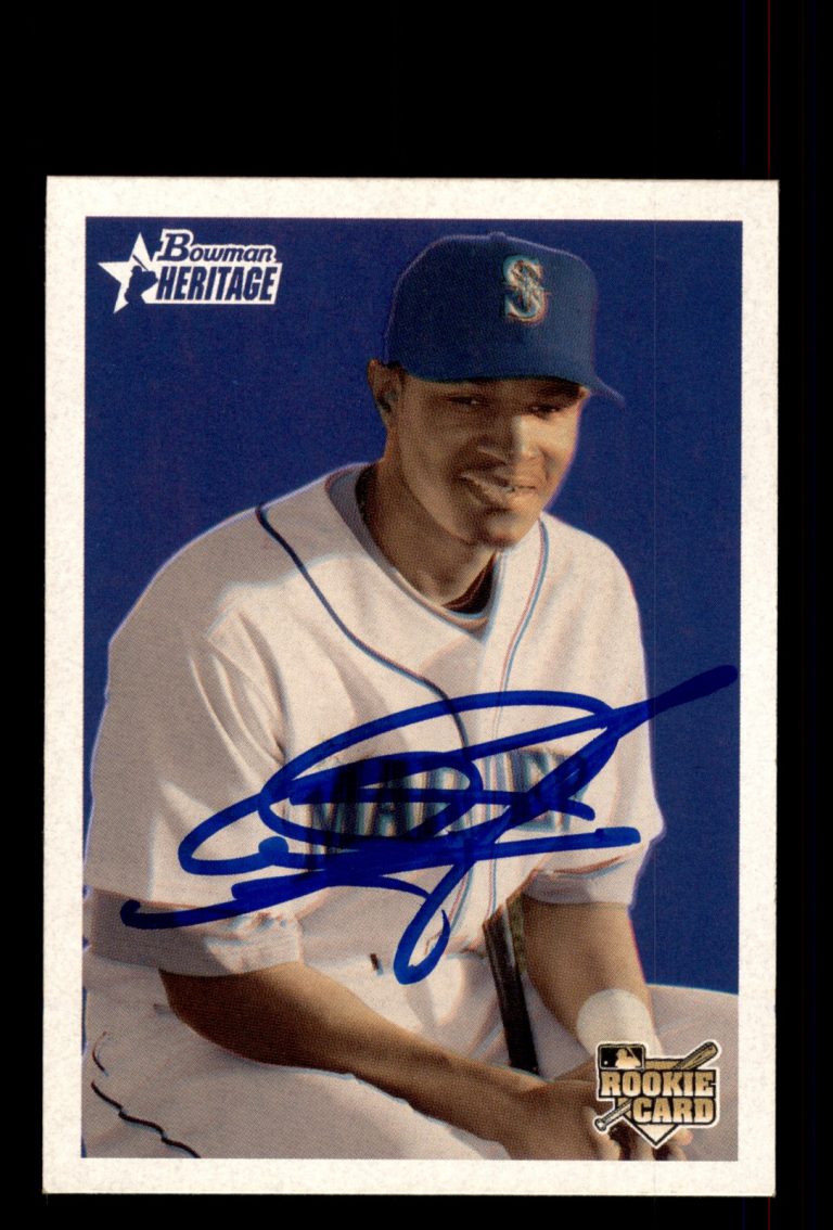 Signed Baseball Card Auto Adam Jones 2006 Bowman Heritage #229 Seattle Mariners