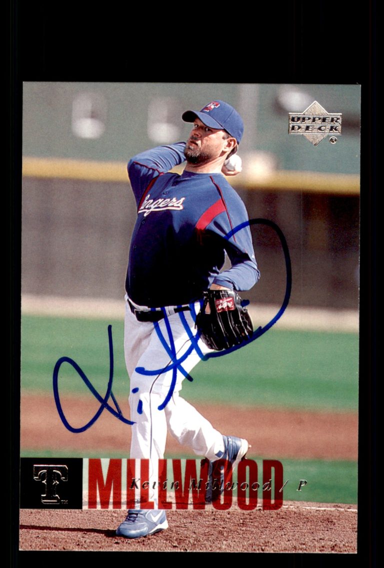 Signed Baseball Card Auto Kevin Millwood 2006 Upper Deck #839 Texas Rangers