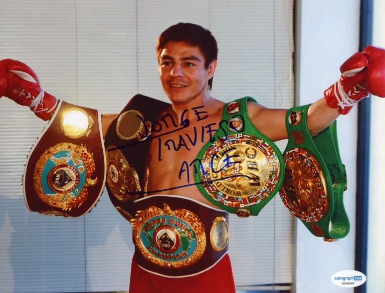 JORGE ARCE  SIGNED PHOTO BOXING PICTURE AUTOGRAPHED  ACOA COA WBC WBO CHAMP