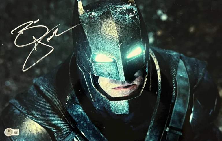 Ben Affleck Signed 11x17 Metallic Photo Batman Justice League Beckett Witness