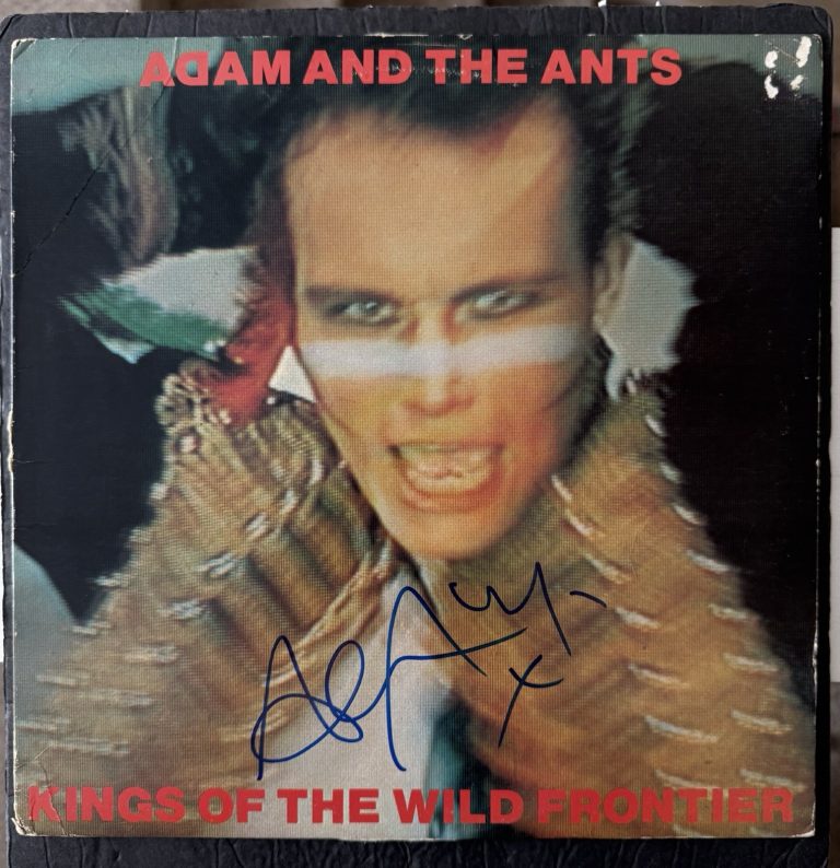 Adam Ant Signed Vinyl Kings Of The Wild Frontier Autograph Album JSA Coa Promo