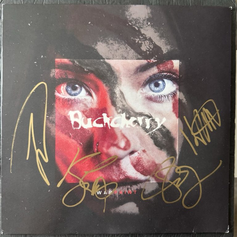Buckcherry Signed Vinyl War Paint Josh Todd +3 JSA COA autograph Red Record
