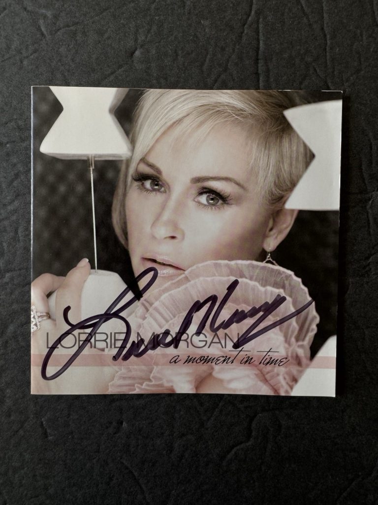 Lorrie Morgan Signed Cd A Moment In Time Autograph Country JSA COA Autographed